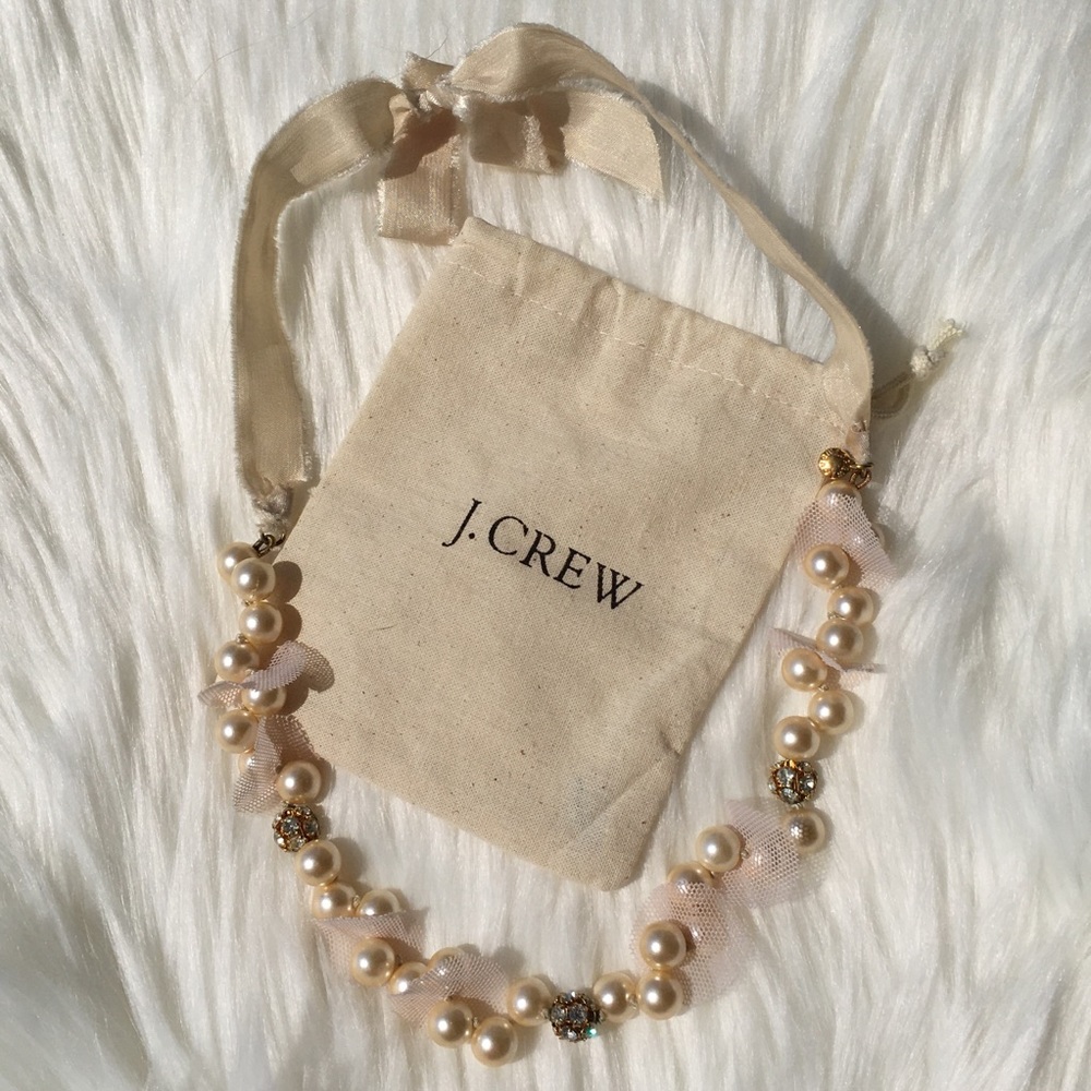 J. Crew Factory Ribbon Tie Necklace